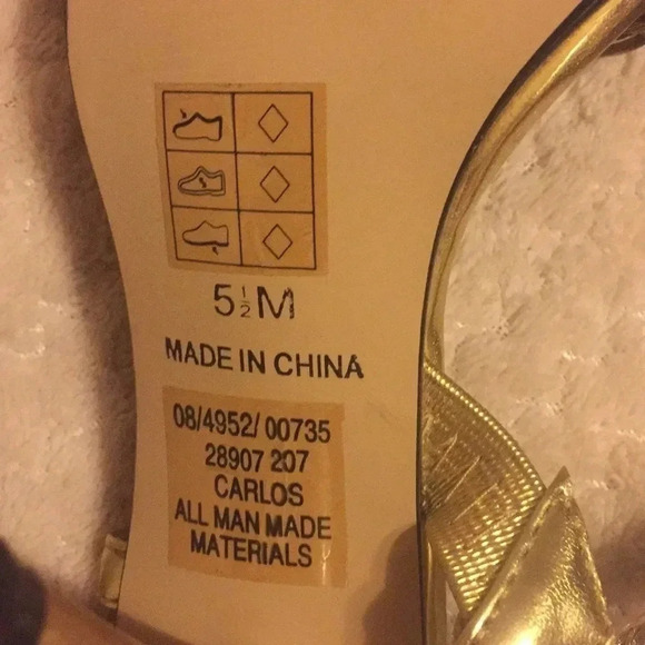 Pierre Dumas gold heels - Picture 3 of 4